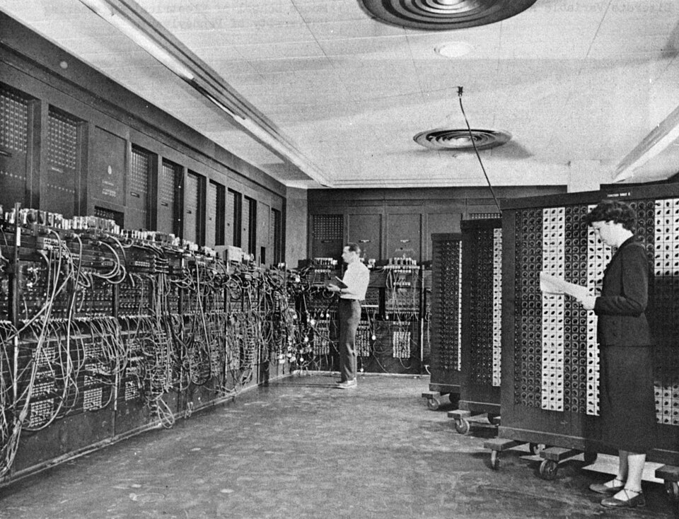 Операторы за настройкой ENIAC