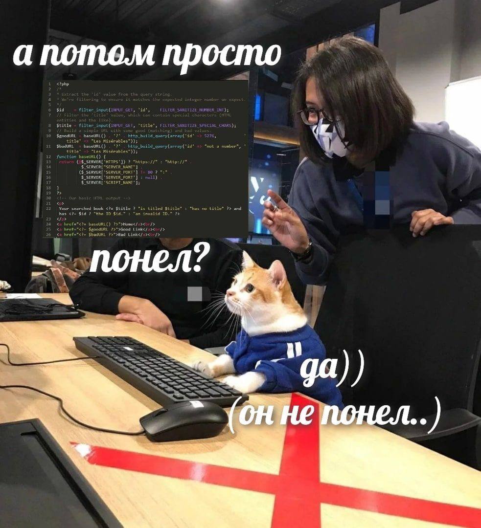 Мем: понял? да, но он не понял
